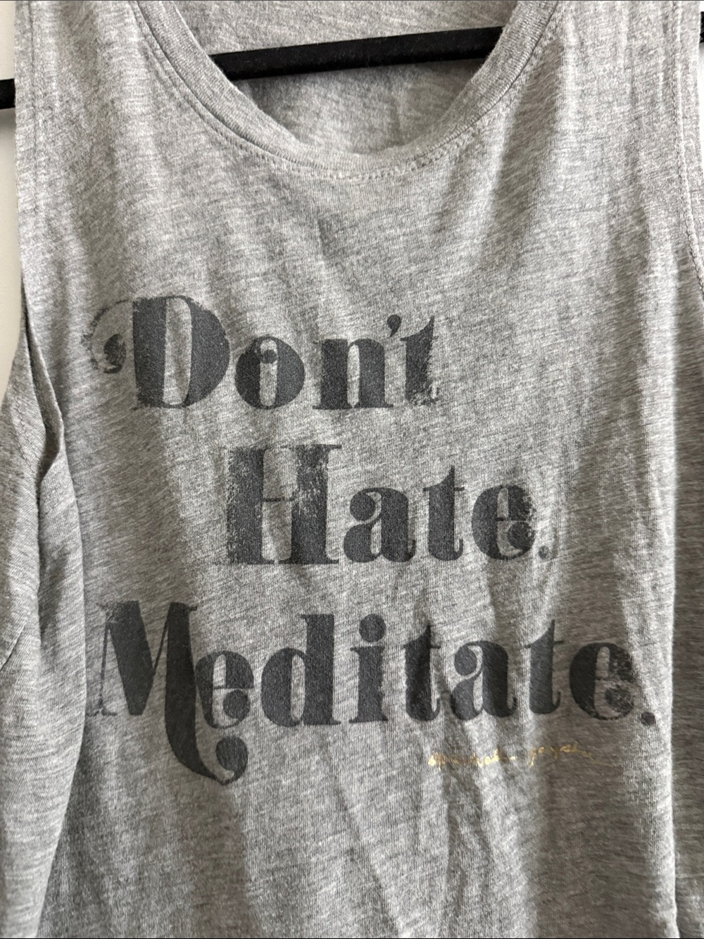 Spiritual Gangster Don’t Hate Meditate Tank M - Picture 3 of 4